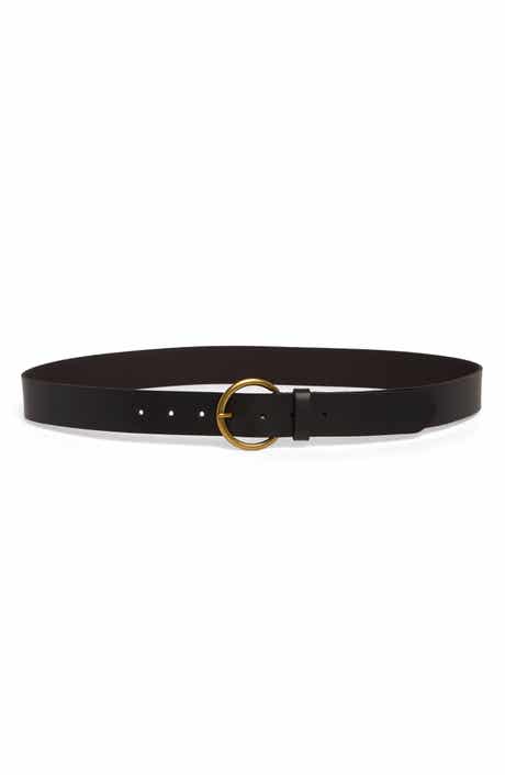 Frye Flat Leather Belt