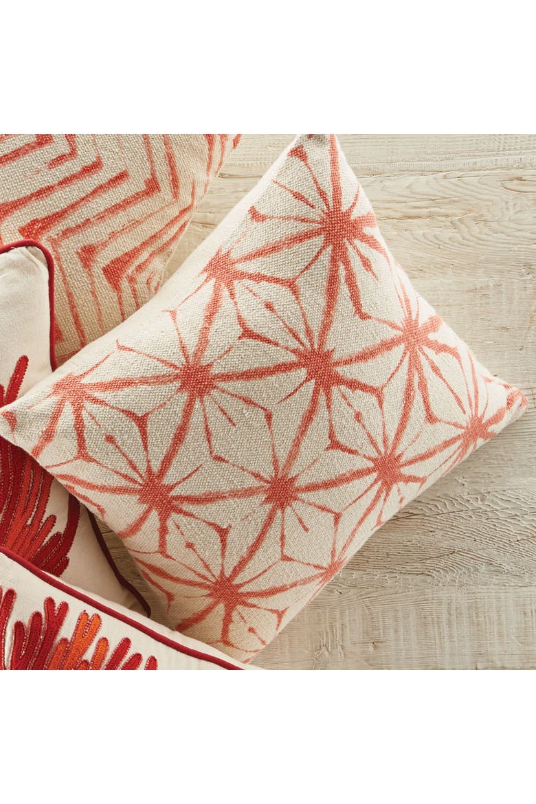 Ayana Square Throw Pillow, Alternate, color, Beige
