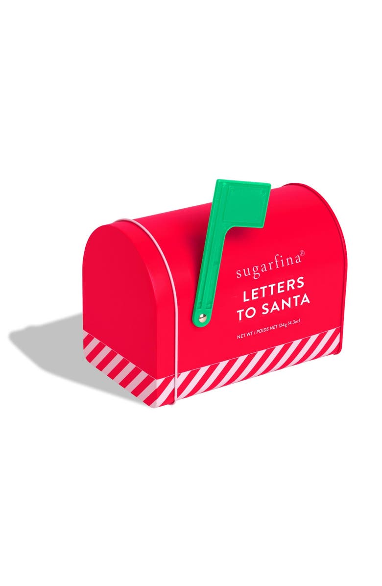 sugarfina Letters to Santa 2-Piece Candy Cube Mailbox Set, Alternate, color,