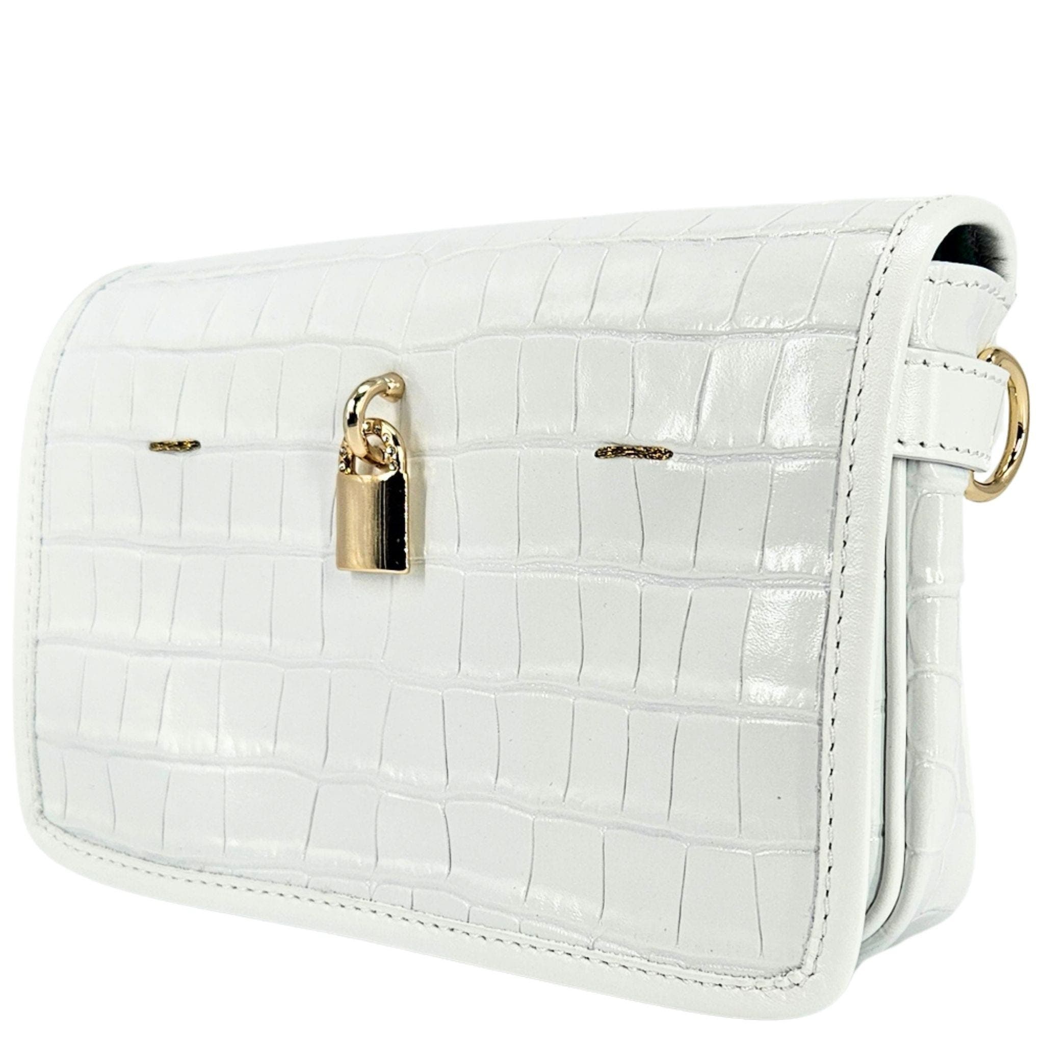 Moc Croc Small Crossbody, Alternate, color, off-white
