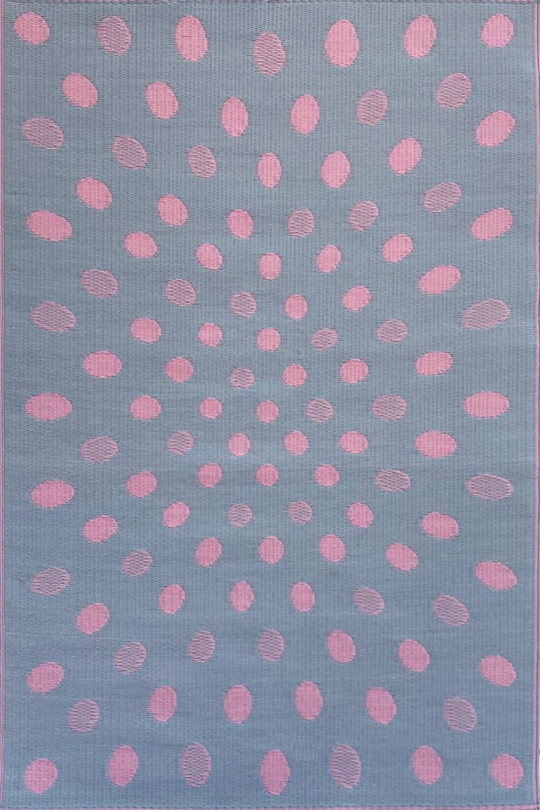 Dots Rug, Main, color, Pink Grey - 5'x8'