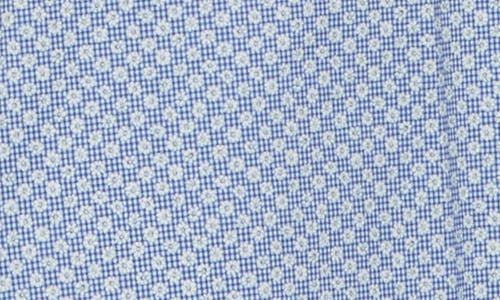 Bugatchi Miles Ooohcotton® Short Sleeve Button-up Shirt In Blue