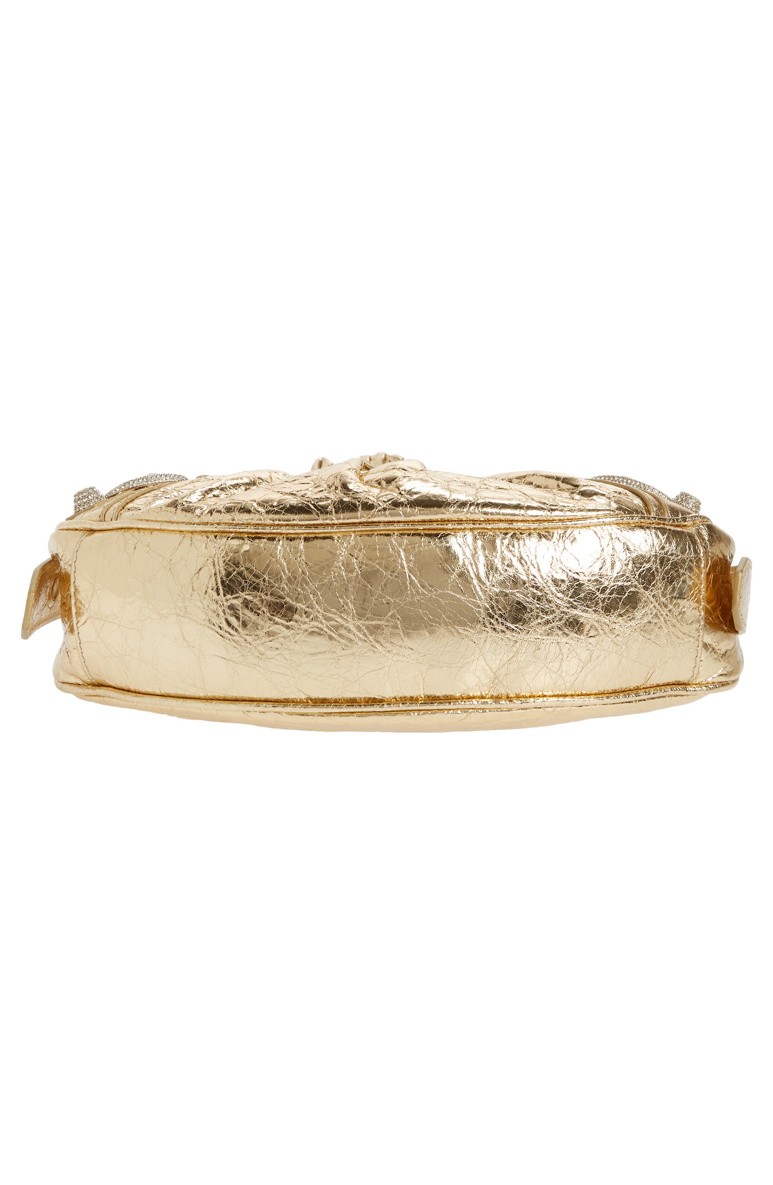 Balenciaga Extra Small Le Cagole Metallic Lambskin Shoulder Bag, Alternate, color, 