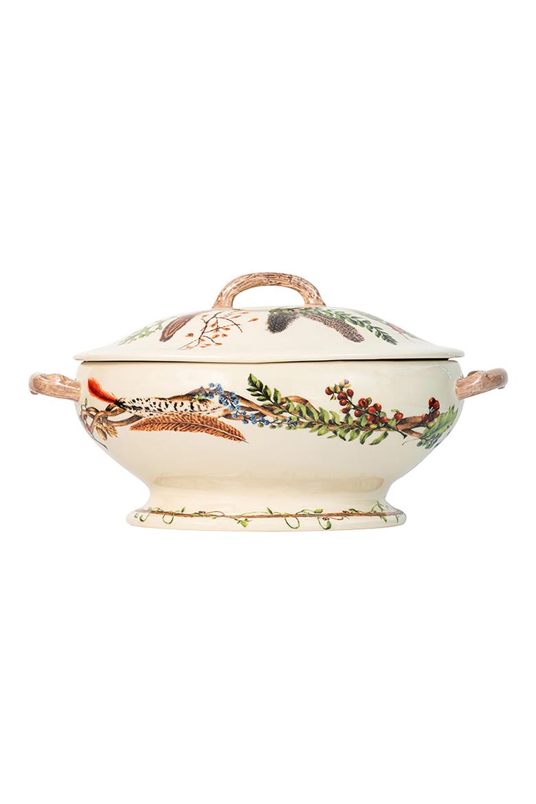 Forest Walk Soup Tureen, Alternate, color, CAFE AU LAIT