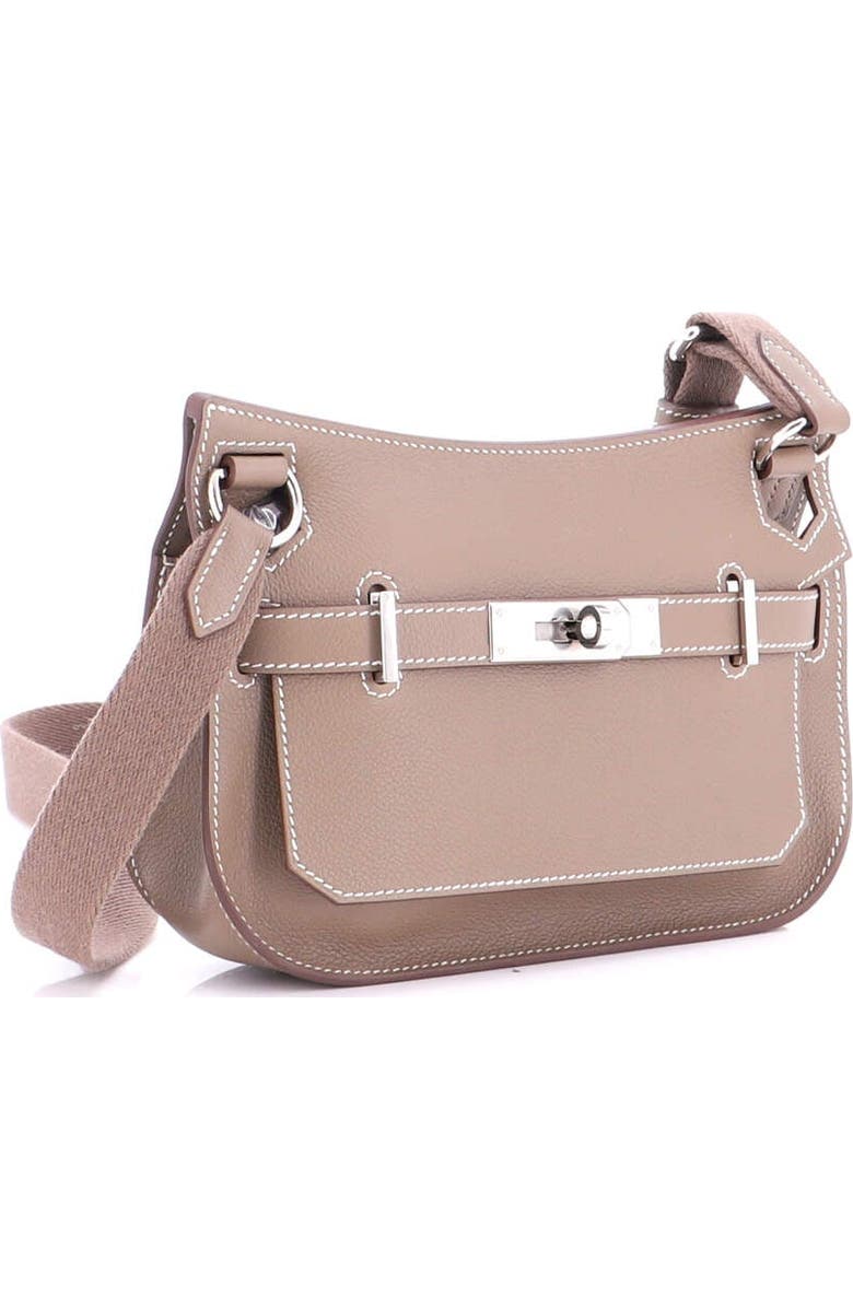 Pre-Owned Hermes Jypsiere Bag Evercolor Mini, Alternate, color, Etoupe