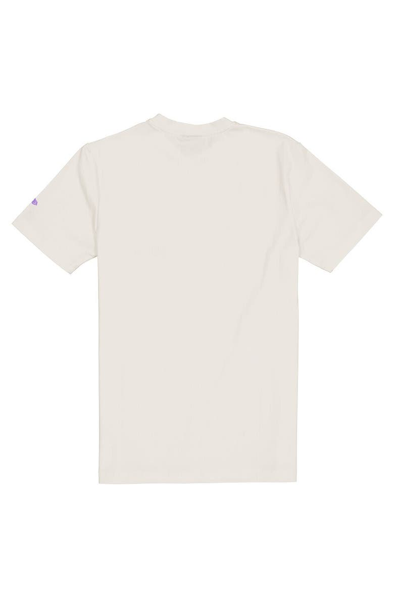 New Era Men's New Era Cream Sacramento Kings Oversized City Edition Remix Vintage T-Shirt, Alternate, color, Cream