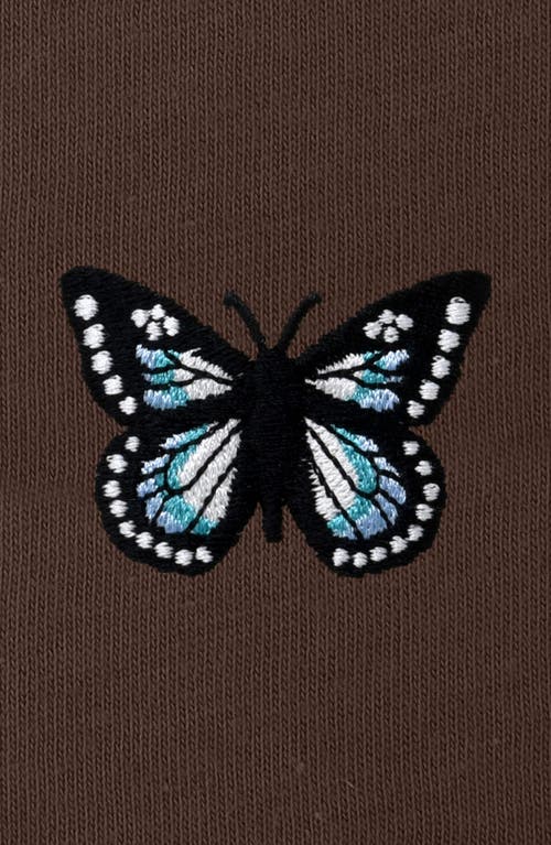 Dalix Butterfly Jogger Sweatpant In Brown