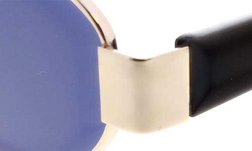Bcbg 65mm Metal Oval Sunglasses