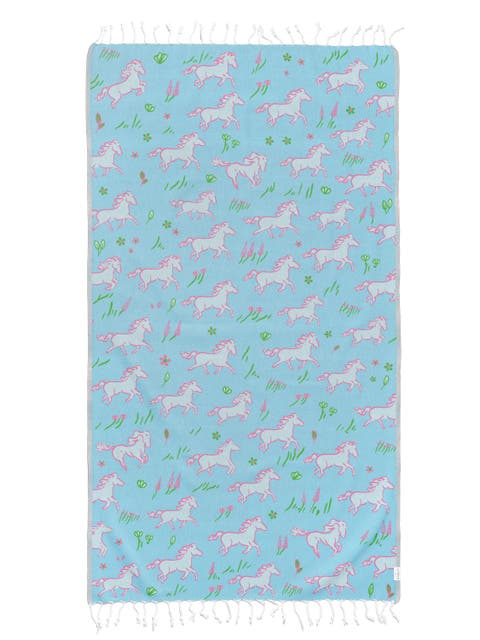 Oversized 37" x 71" Preppy Turkish Beach Towel by Ramus & Co