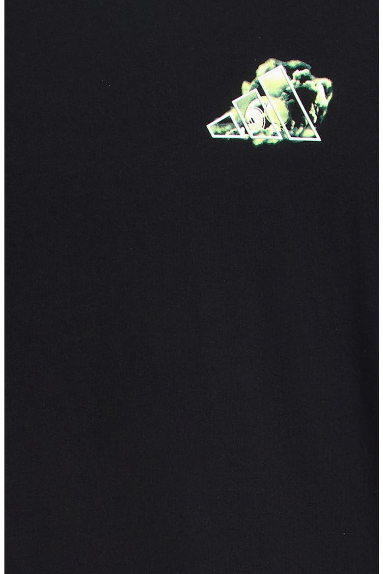 Kids' Soccer Vapor Cotton Graphic T-Shirt, Alternate, color, BLACK/ GREEN