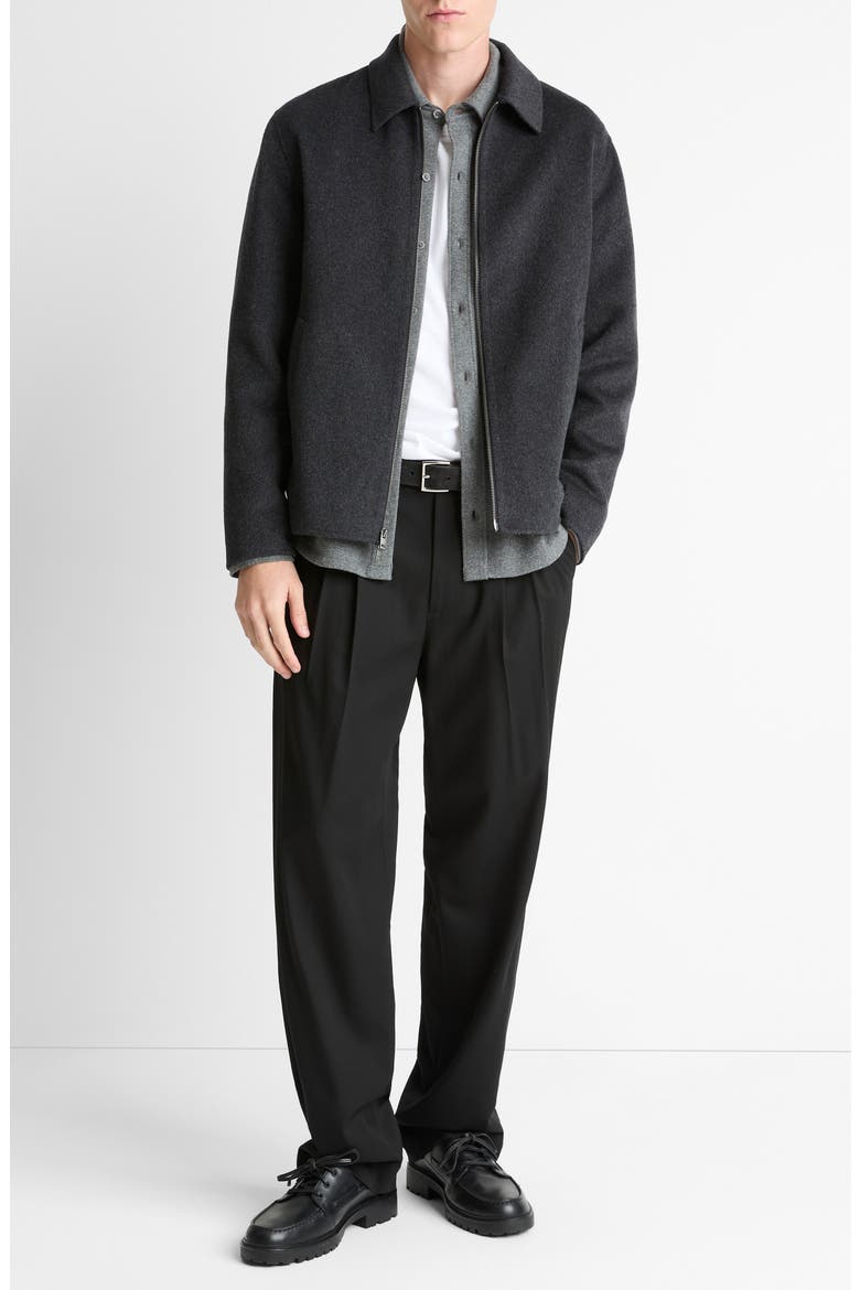 Splittable Wool Blend Jacket, Alternate, color, BLACK