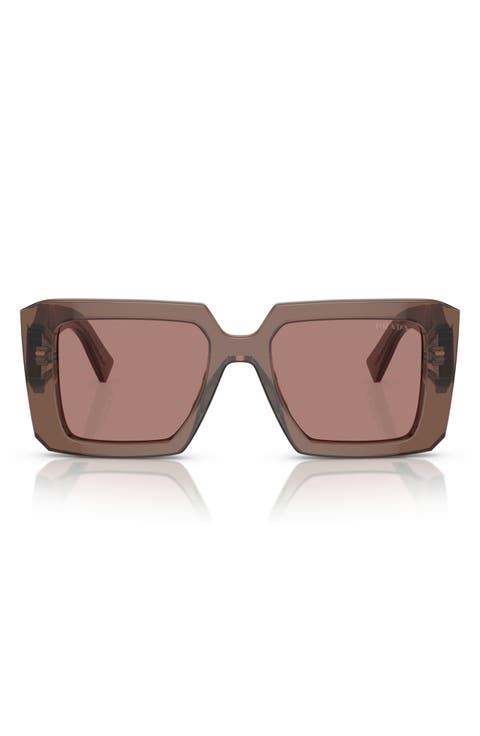 56mm Square Sunglasses