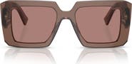 Prada 56mm Square Sunglasses