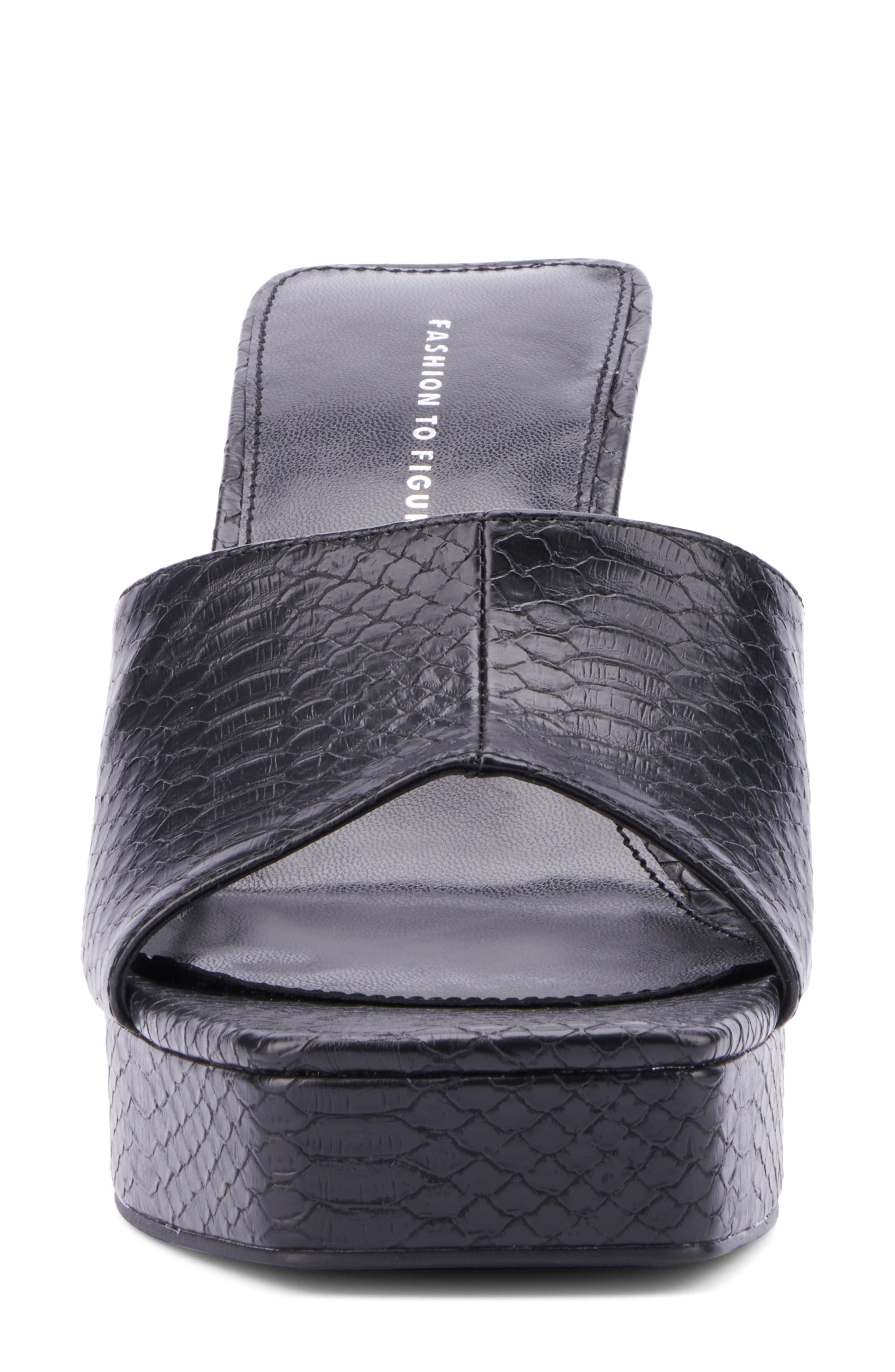 Fashion to Figure Teresa Heel Sandal - Wide Width, Alternate, color, Black