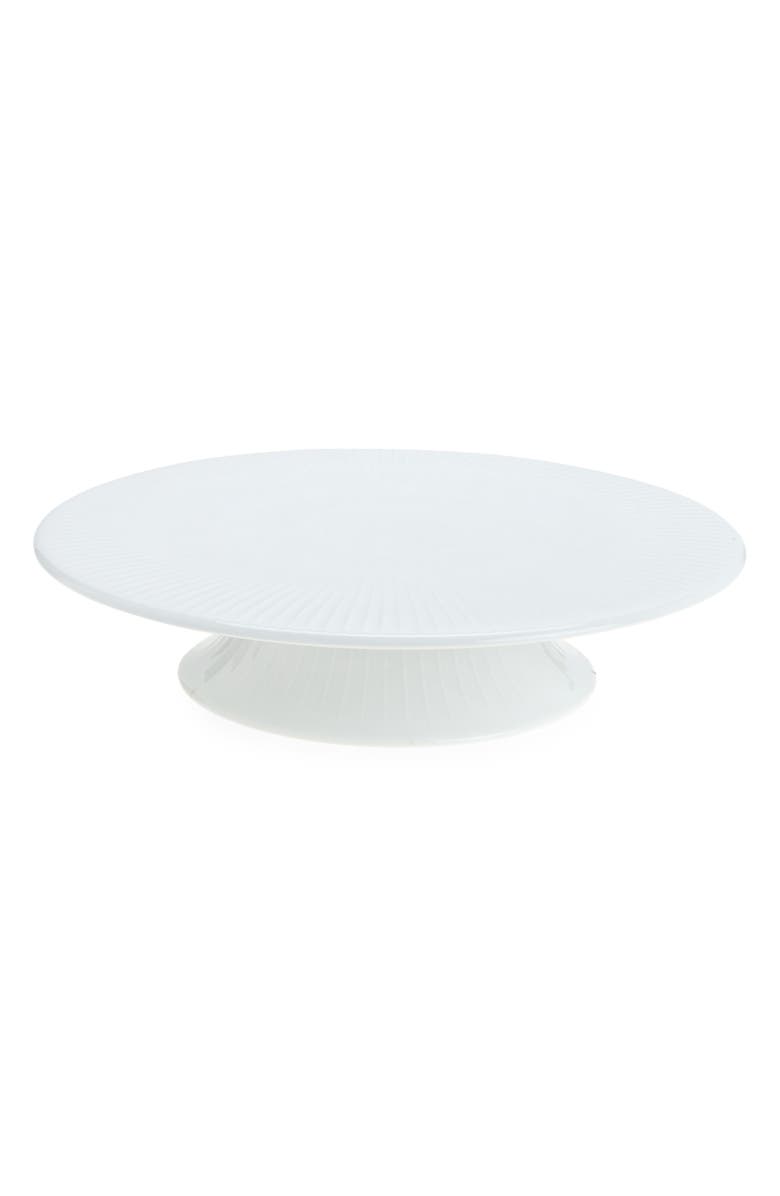 Kahler Hammershøi Cake Plate, Main, color, White