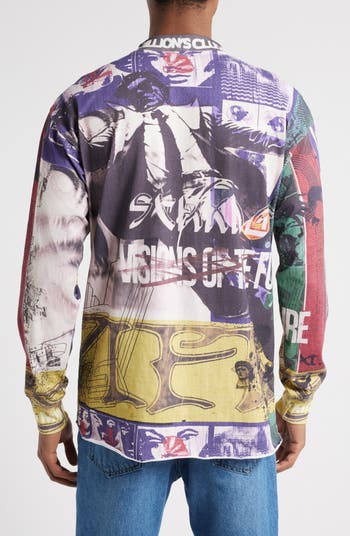 BB Motto Long Sleeve Mock Neck T-Shirt