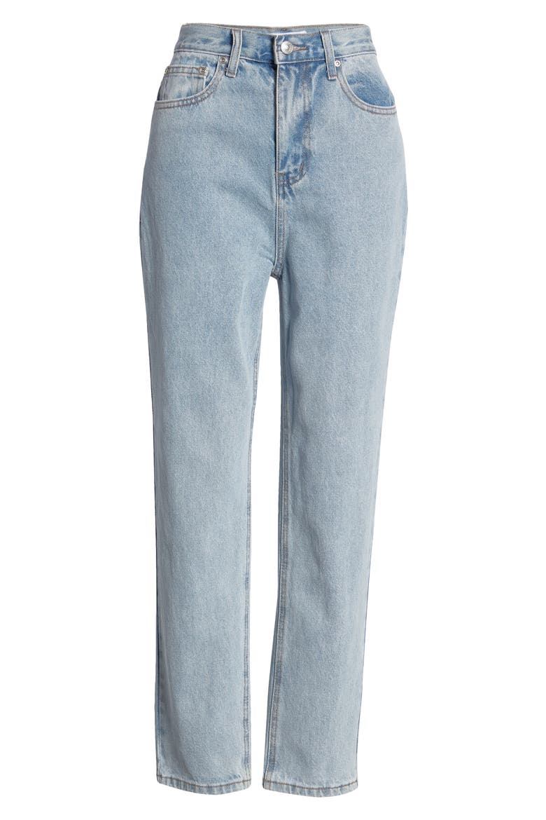 Ripped Slim Boyfriend Jeans, Alternate, color, DENIM