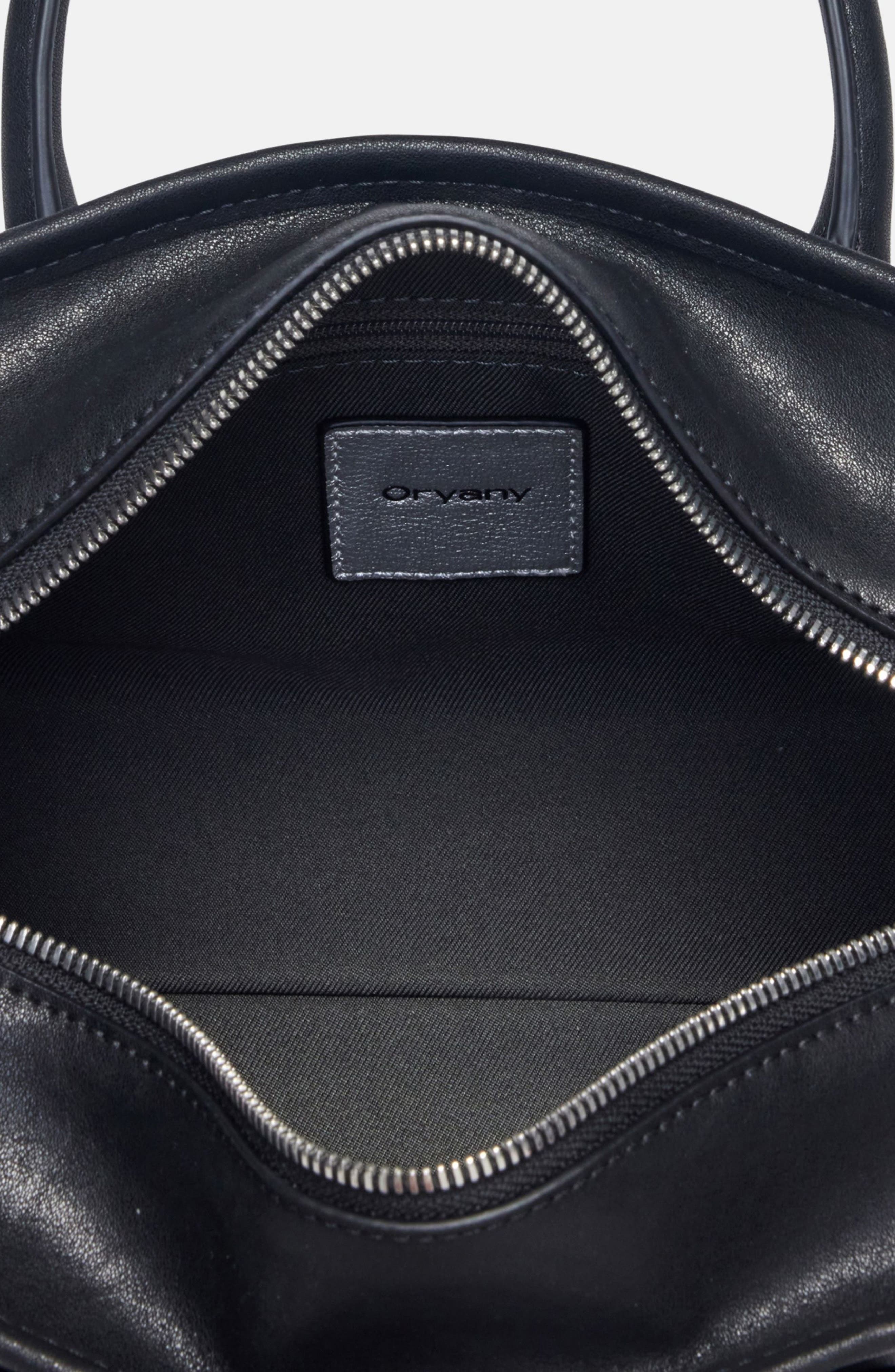 Oryany Claude Leather Satchel, Alternate, color, Black