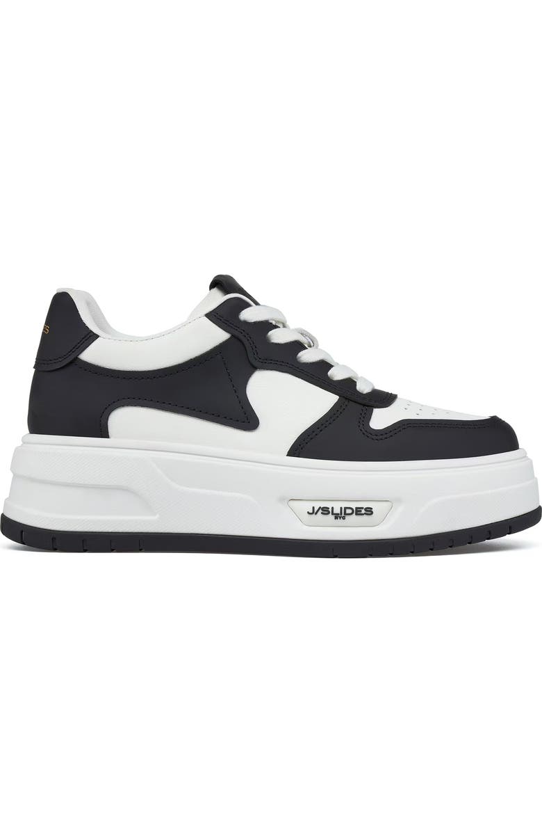 JSlides Footwear PEARL SNEAKER, Main, color, Black/White