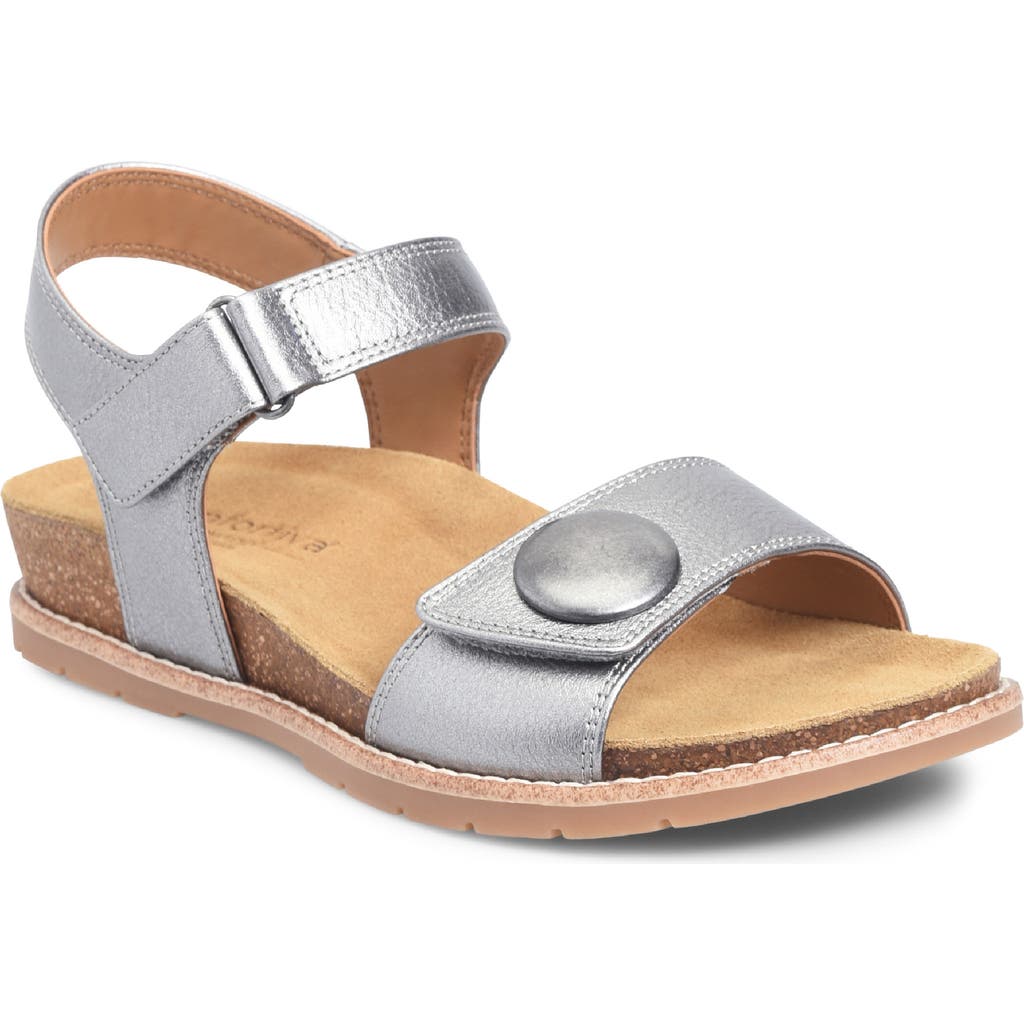 Shop Comfortiva Gwen Wedge Sandal In Warmstone