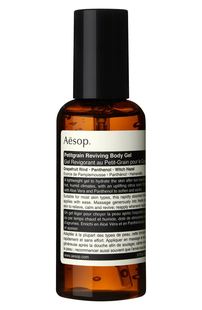 Aesop Petitgrain Reviving Body Gel, Main, color, 