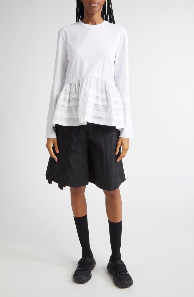 Cecilie Bahnsen Audrey Peplum Top, Alternate, color, 