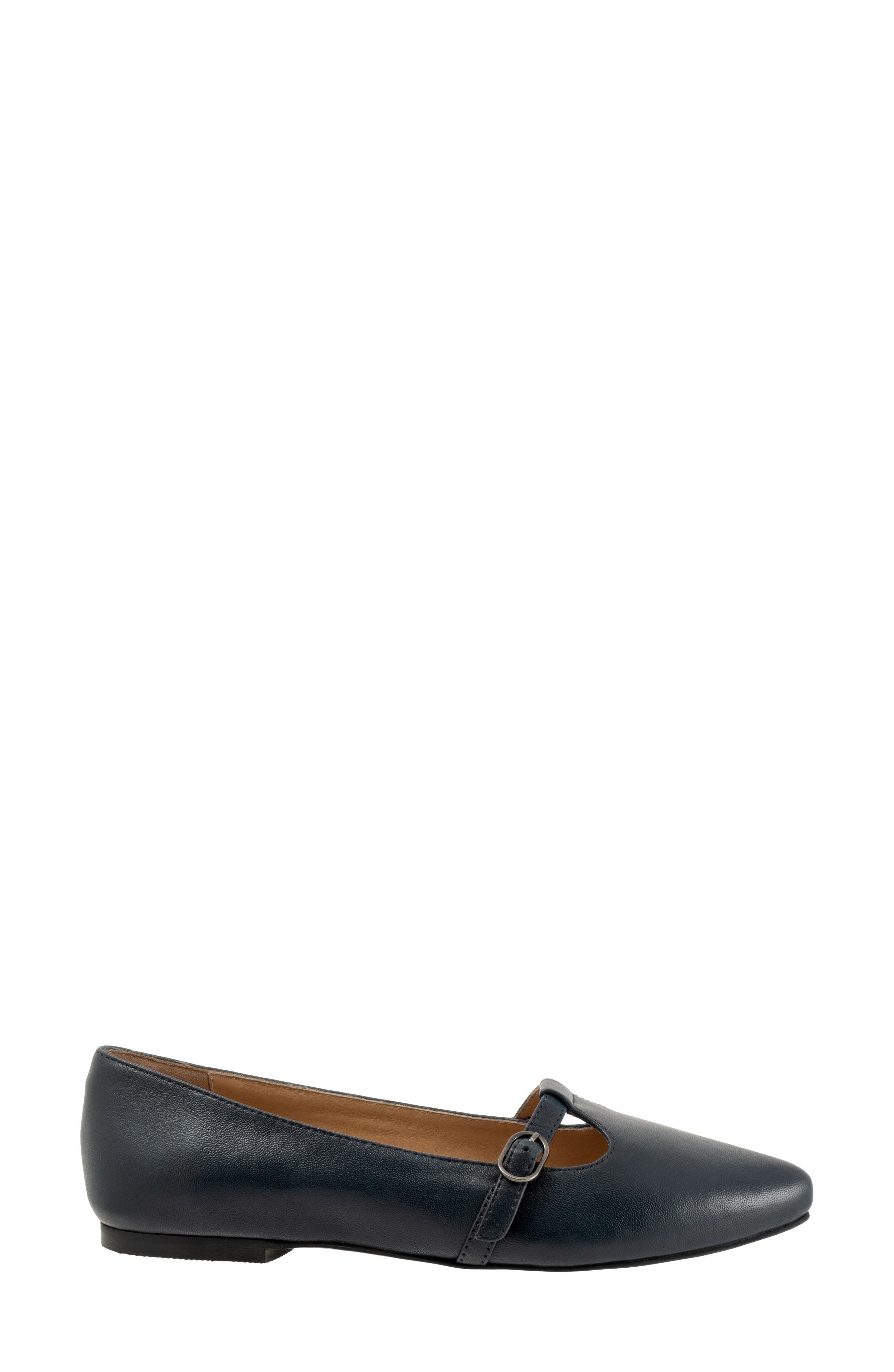 Evie Mary Jane Flat, Alternate, color, NAVY