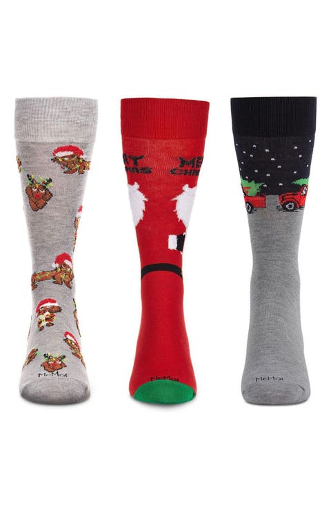 Assorted 3-Pack Christmas Socks