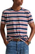 Polo Ralph Lauren Striped Standard Fit Cotton Jersey T-Shirt