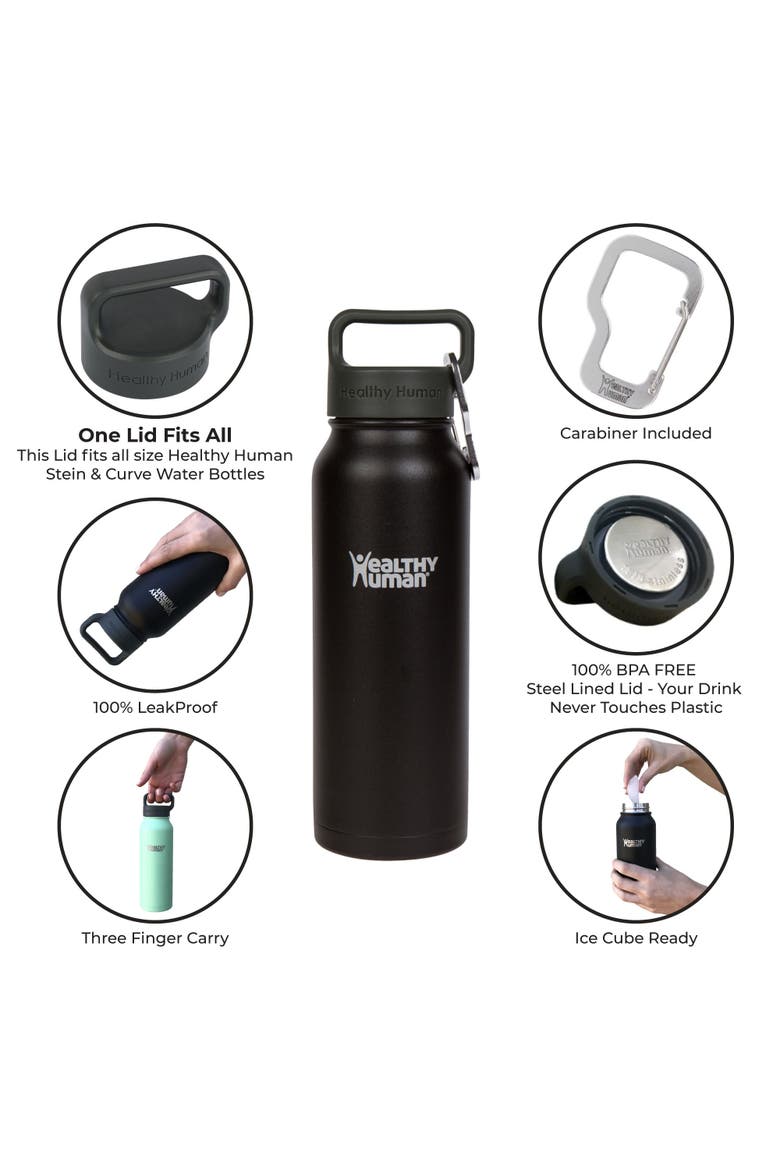 The Stein Water Bottle 21 oz, Alternate, color, Peppermint