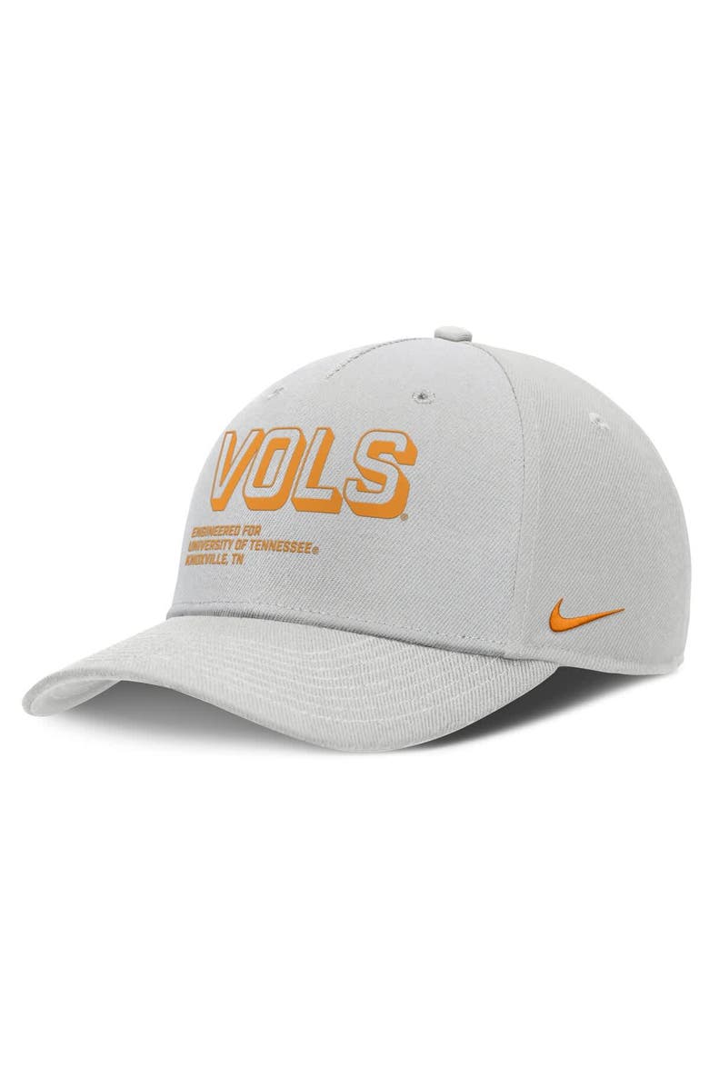 Nike Men's Nike Gray Tennessee Volunteers 2025 Sideline Dust Pinched Rise Adjustable Hat, Main, color, Gray
