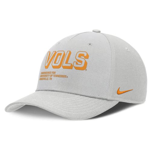 Nike Gray Tennessee Volunteers 2025 Sideline Dust Pinched Rise Adjustable Hat In Gray