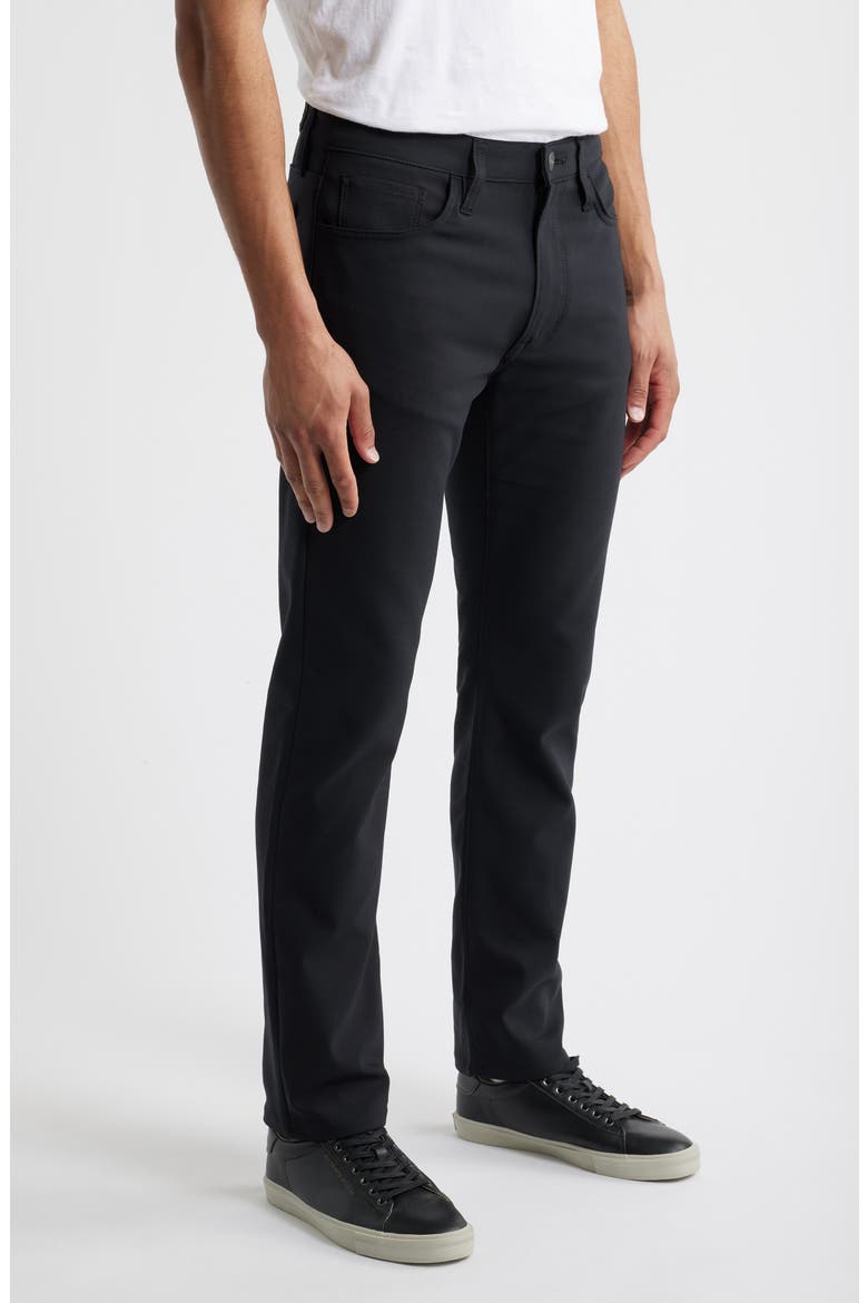 Courage Straight Leg Jeans, Alternate, color, BLACK COMMUTER