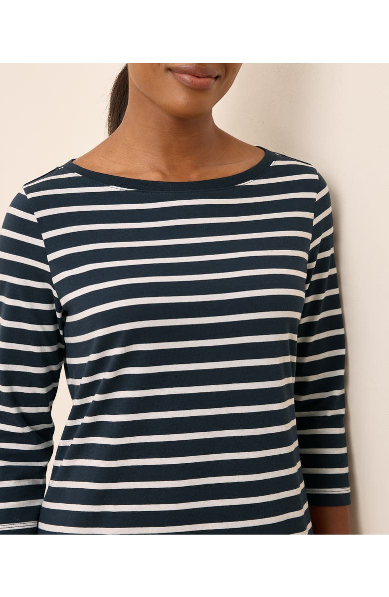 Pact Organic Cotton Softspun Boat Neck Dress, Alternate, color, Monterey Stripe