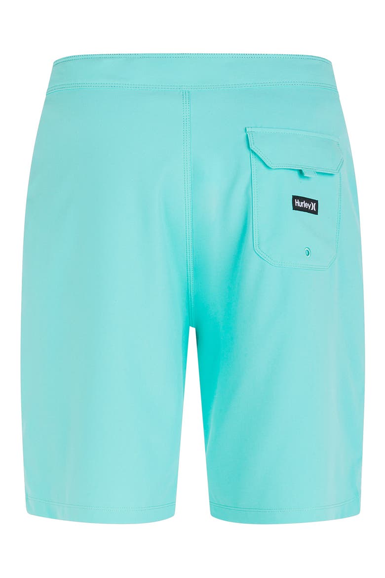 One & Only Solid Volley Swim Trunks, Alternate, color, AURA GREEN