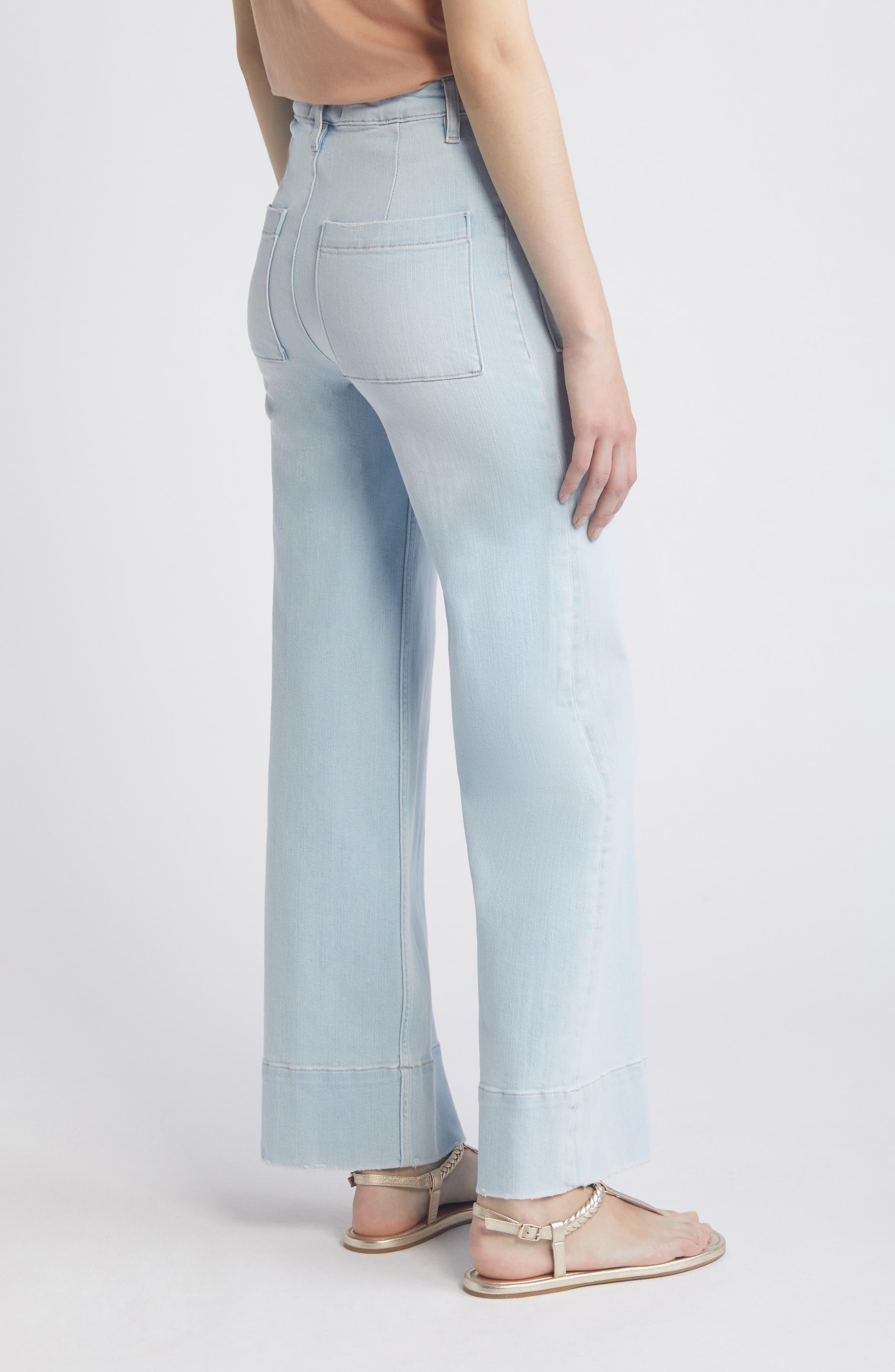 The '70s Patch Pocket Ankle Wide Leg Jeans - image 2