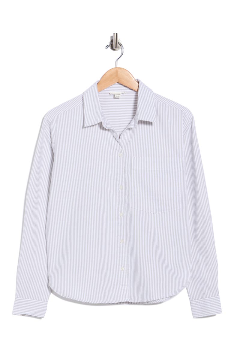 Cami Stripe Shirt, Alternate, color, SAGE MOSS