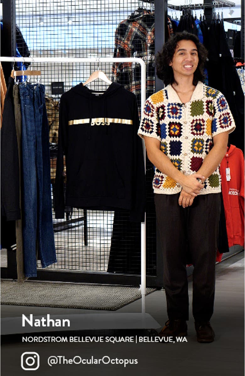 Authentic Logo Graphic Pullover Hoodie, sales video thumbnail