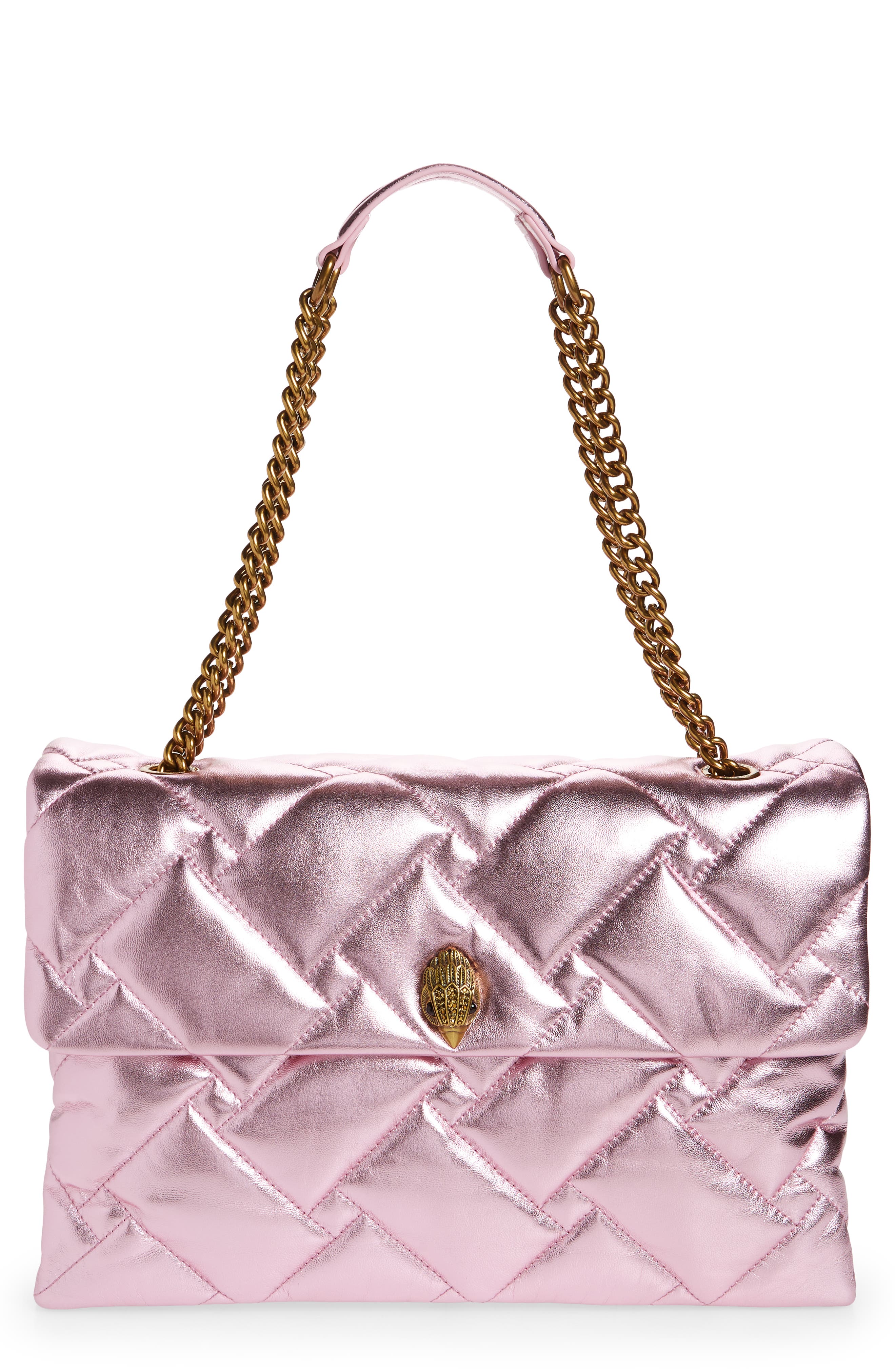 Kurt Geiger London XXL Kensington Soft Quilted Leather Shoulder Bag, Main, color, 