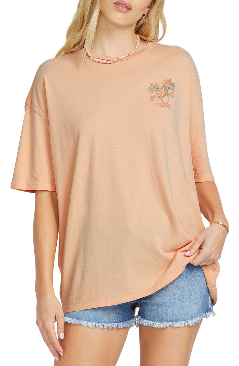 Billabong Take a Break Oversize Cotton Graphic T-Shirt, Main, color, 