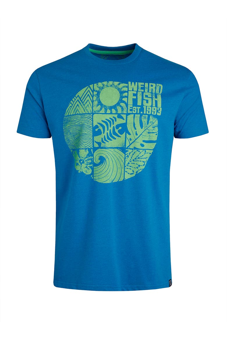 Summer Sector Graphic T-Shirt, Alternate, color, Lagoon Blue