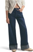 Favorite Daughter The Masha Shortie Cuffed High Waist Wide Leg Jeans