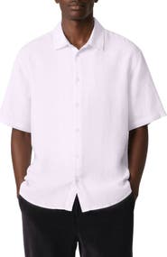 D.RT Box Linen & Cotton Camp Shirt