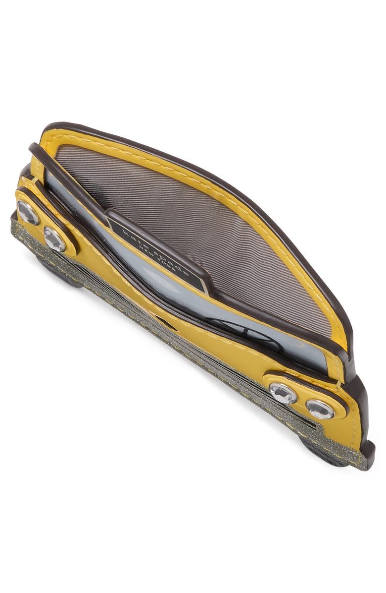 Kate Spade New York hey taxi embellished card case, Alternate, color, 