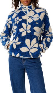 Rip Curl Paraiso High Pile Fleece Quarter Zip Pullover