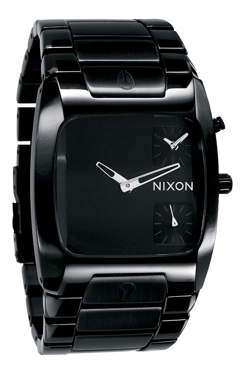 Nixon 'The Banks' Men's Dual Time Watch, Main, color,