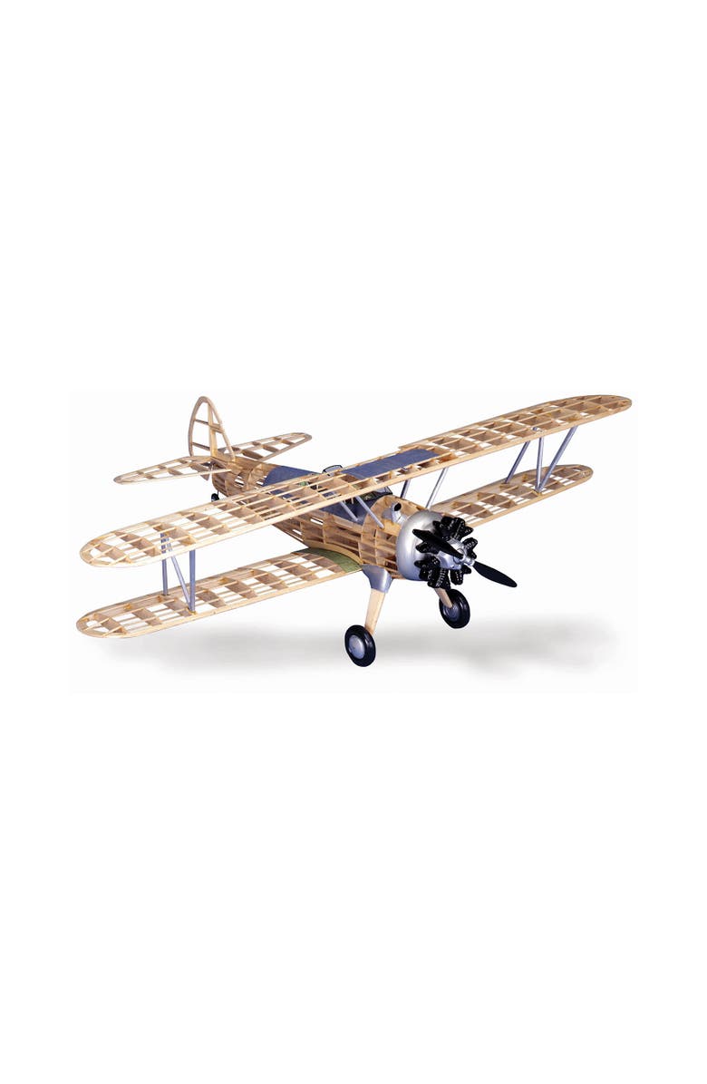 Guillow's Stearman Pt17 Model Kit, Navy, Small, Alternate, color, Multicolored