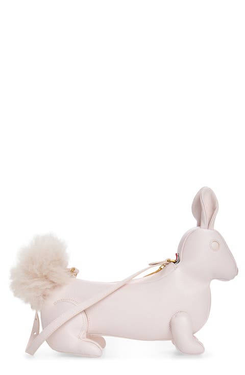 Baby Rabbit Pebbled Leather Shoulder Bag