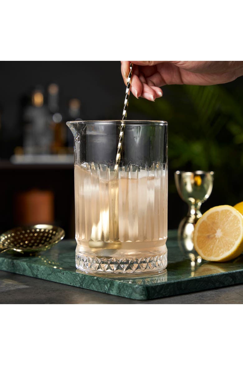Pedestal Crystal Mixing Glass, Alternate, color, Clear