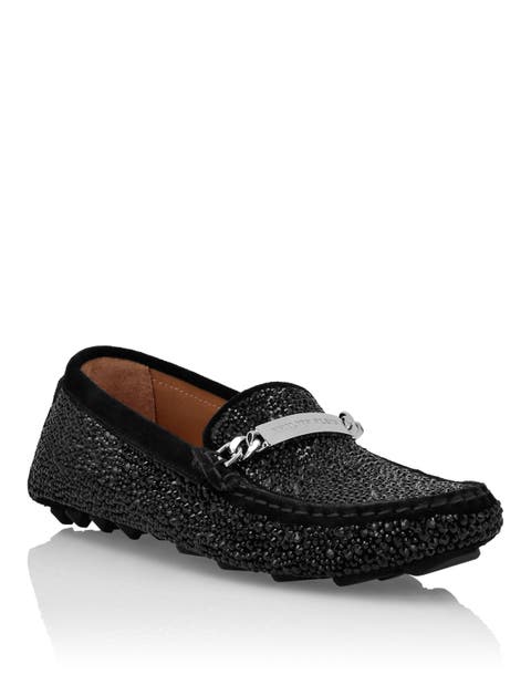 Suede Strass Moccasin Women